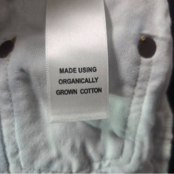 Agolde  Blue High-Waisted Jean Shorts Distressed Size 23 - Picture 6 of 8